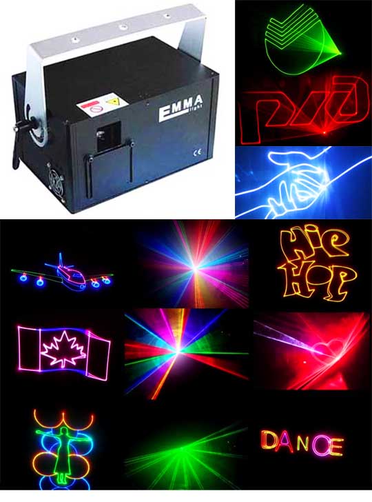 Лазерный проектор RGB 3D SD RGB
